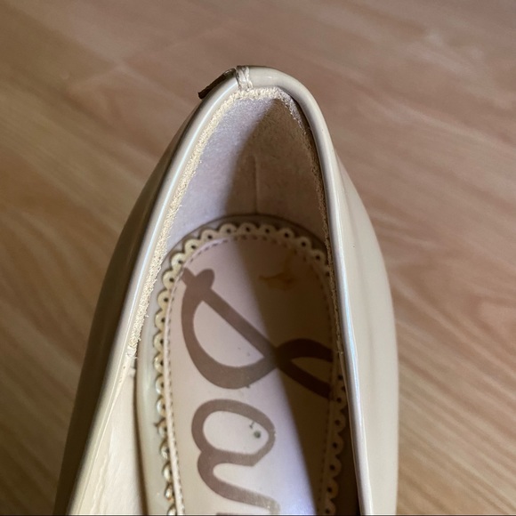 Sam Edelman Danna Nude Patent Leather Pointed Toe Heel Women’s 7 - Picture 5 of 11